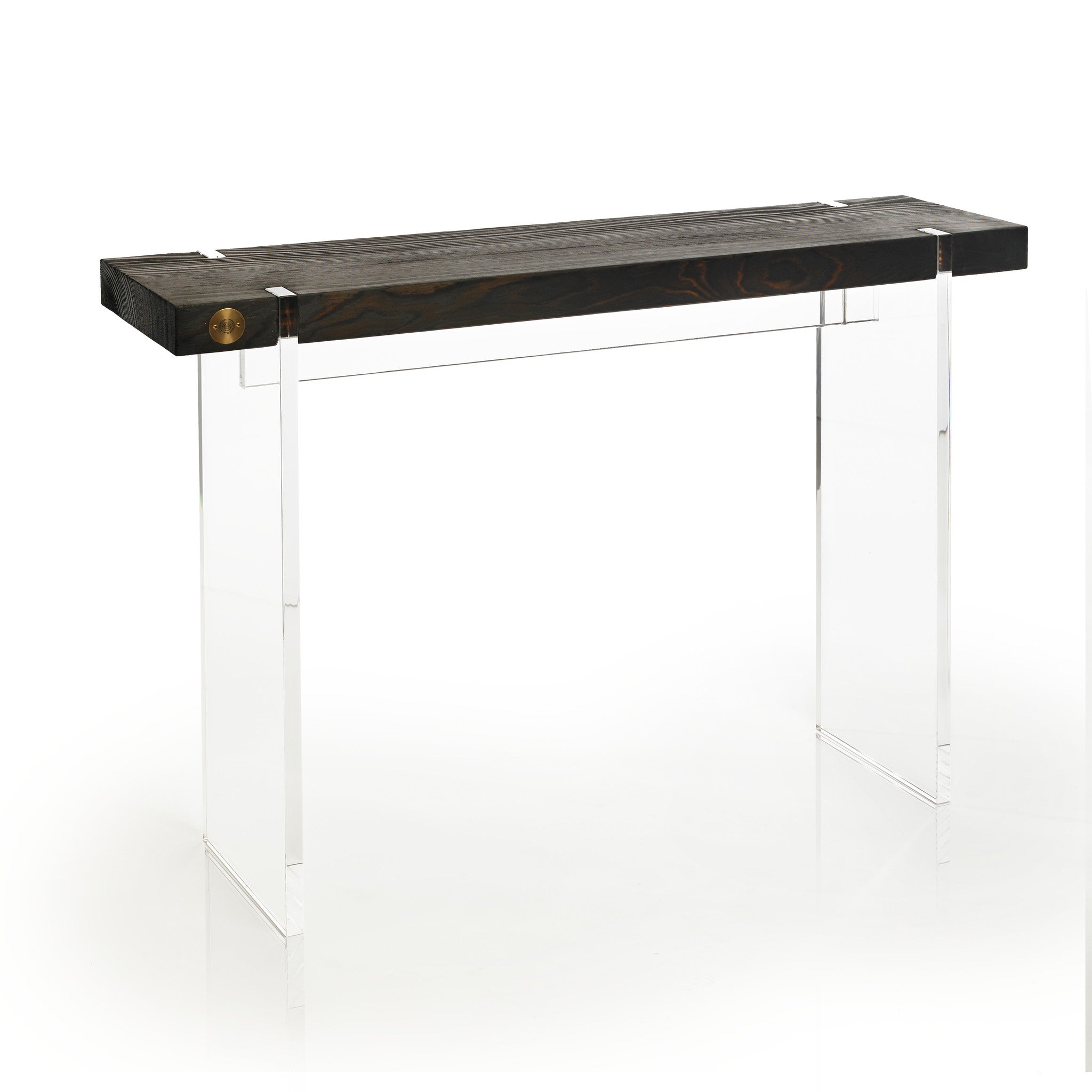 Introducing the Tillikum Console table: a modern floating acrylic console