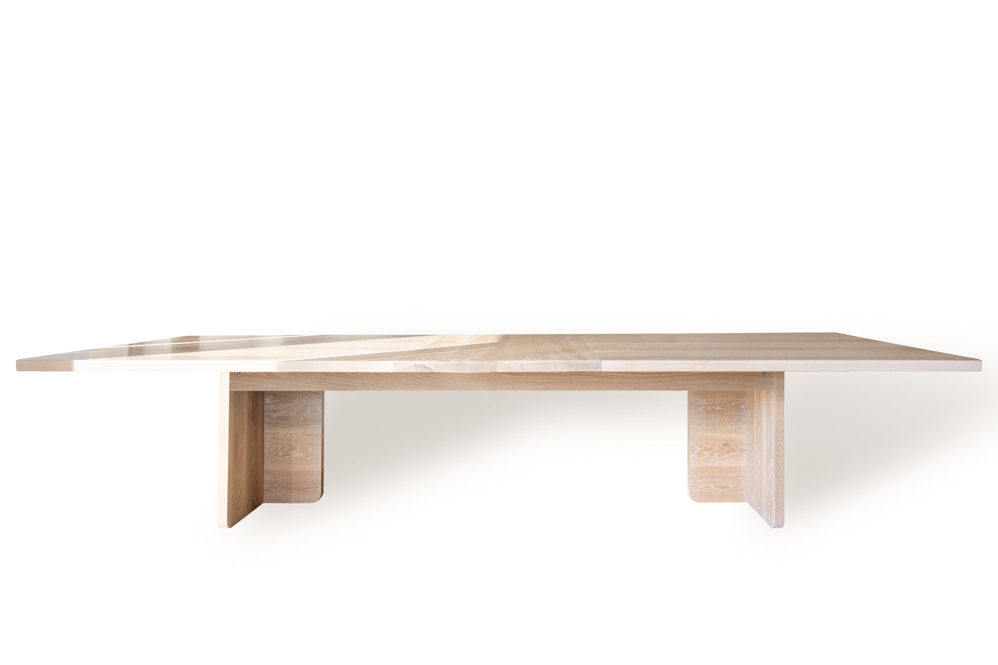 White Oak Extendable Dining Table