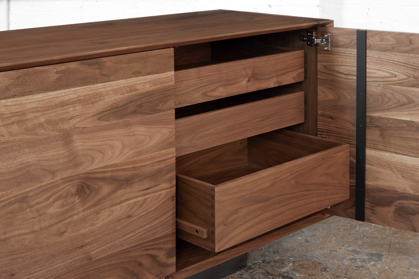 Ben Long Walnut Credenza