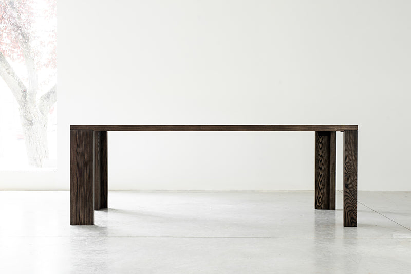 Wood parsons table discount