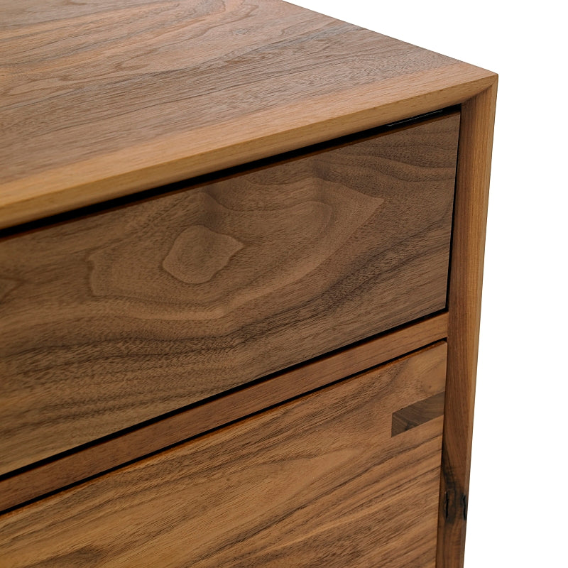 Modern Walnut Sideboard, detail view